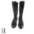 Borcego Largo Negro Cierre - comprar online