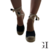 Sandalia Malaga-Lona Negro - comprar online
