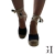 Sandalia Malaga-Lona Negro - comprar online