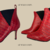 Botas croco rojas - comprar online