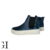 Zapatilla Bota Azul Esmerilado