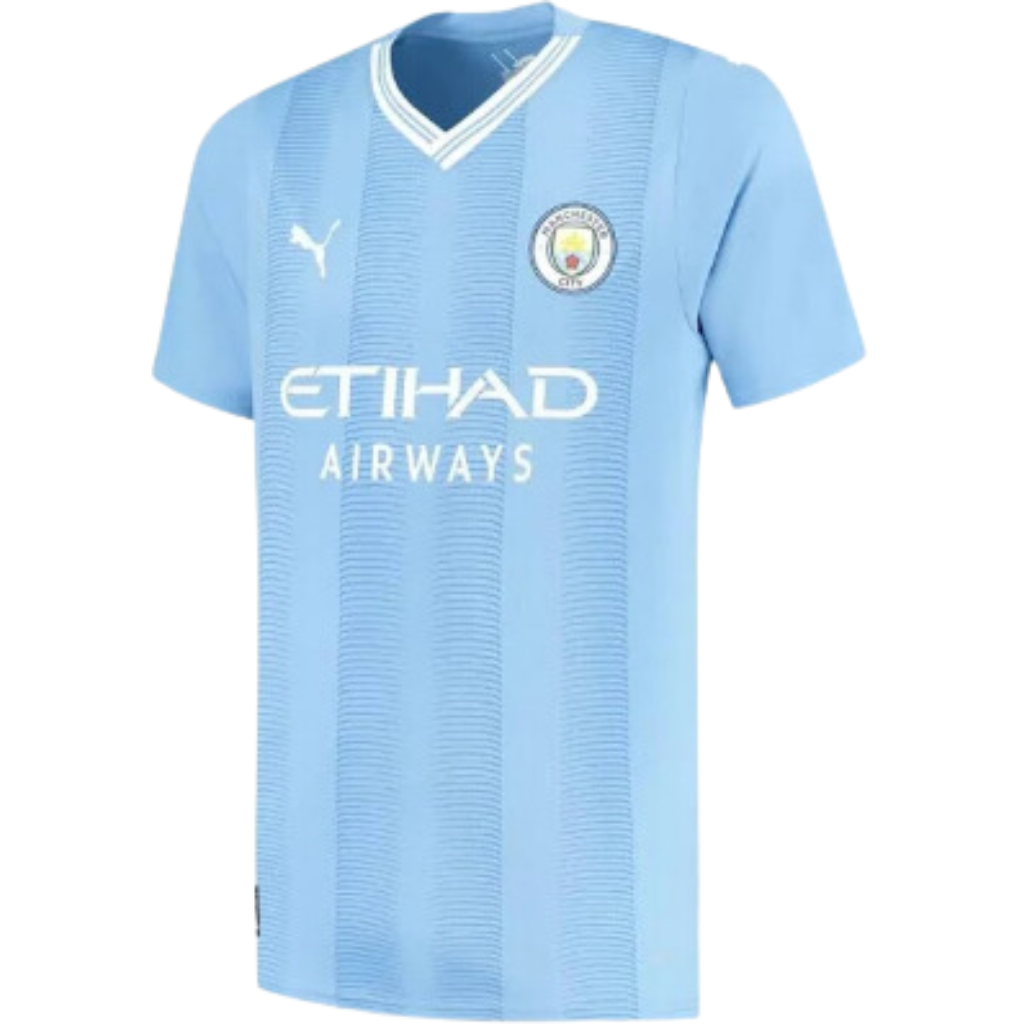 CAMISA MANCHESTER CITY 2023, UNIFORME TITULAR JOGADOR, DRY CELL