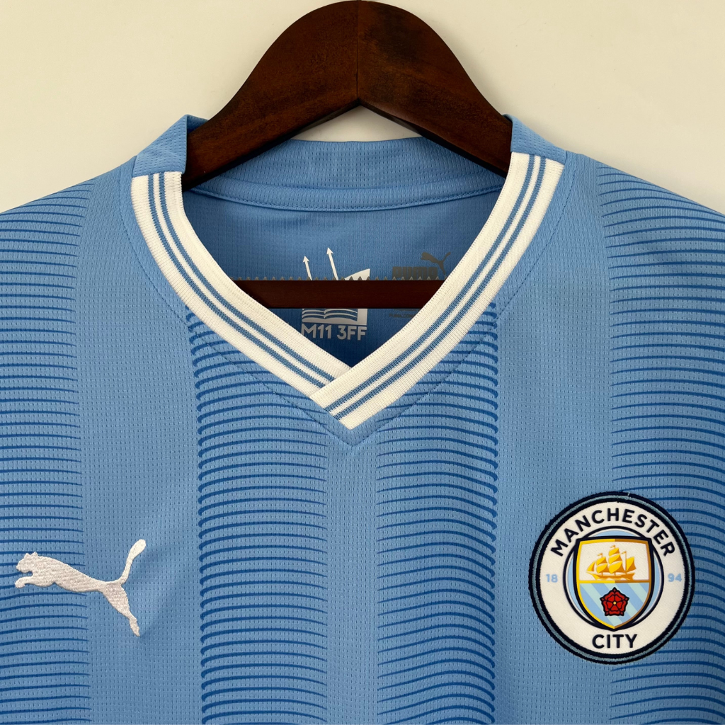 Camisa Manchester City III 23/24 Puma Jogador Masculina - Azul Escura