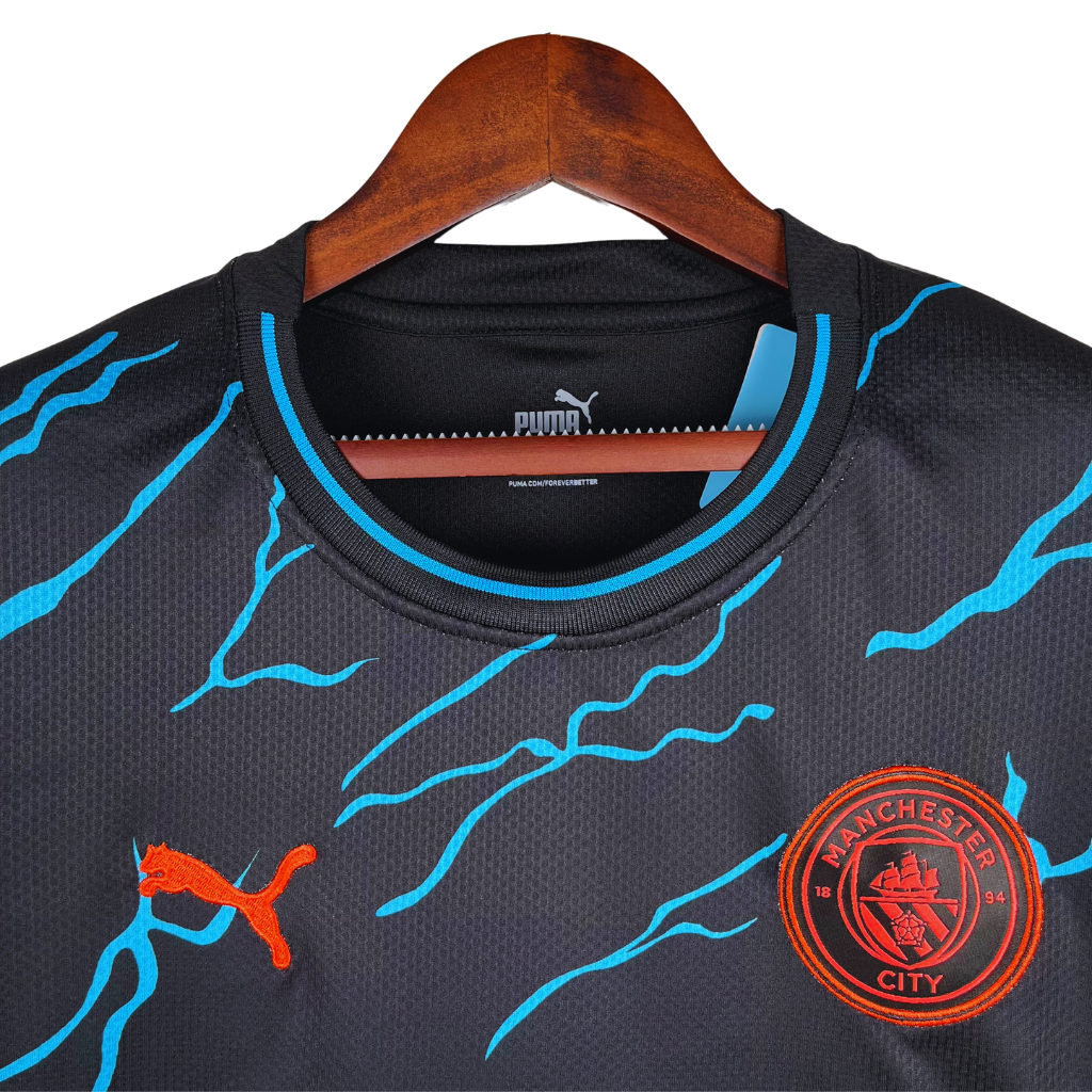 Camisa do Manchester City III 23 Puma Masculina Jogador em