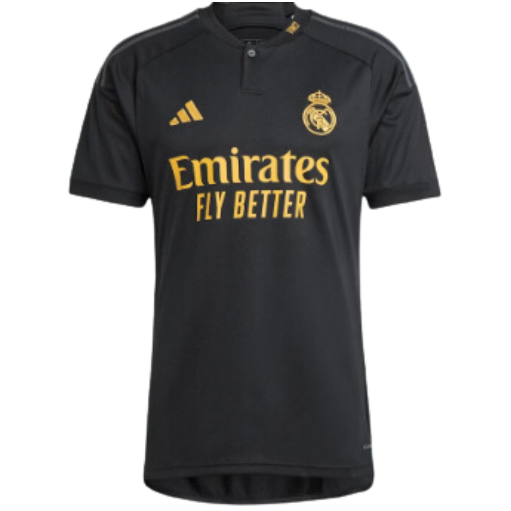 Camisa Real Madrid III 2023 Adidas Masculina Preto - Compre Agora!