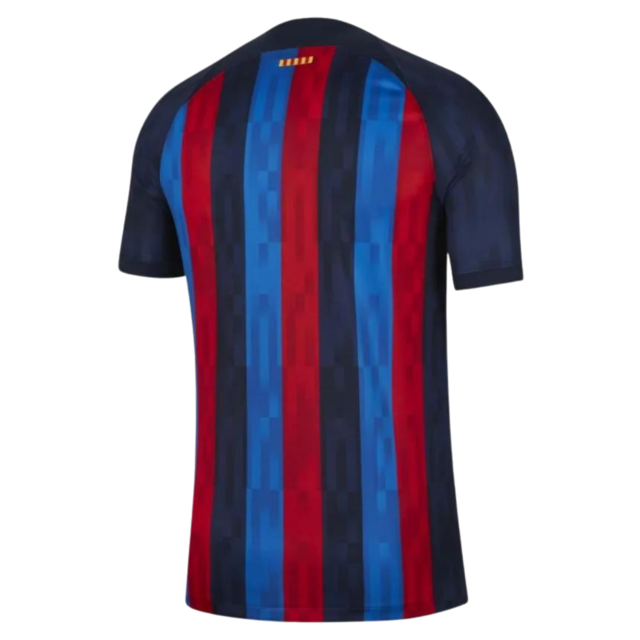 Camisa Barcelona 14/15 I Home Retro Vermelha e Azul Nike