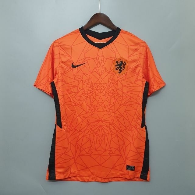 Camisa Seleção da Holanda Home 22/23 Torcedor Nike Masculina - Laranja