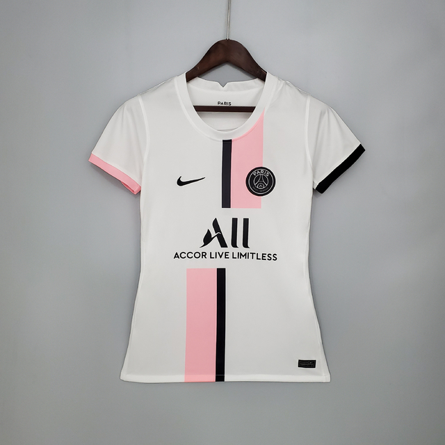 CAMISA NIKE INTERNACIONAL OFICIAL 2 2019/20 SEM NÚMERO FEMININA BRANCO