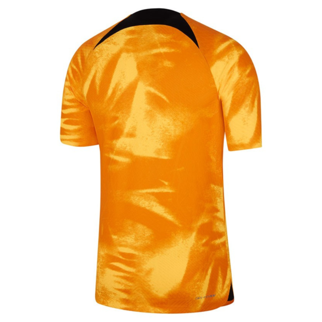 22/23 Camiseta De Time Holanda Knvb Preto/laranja Masculina Casual+esporte.