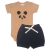 Conjunto Body e Short Pandinha Mini & Co 0555.1271