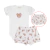 Conjunto Body e Short Com Babado Mini & Co 0665.1270
