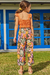 Conjunto Blusa Cropped e Calça Pantacourt Infanti 53276 - comprar online