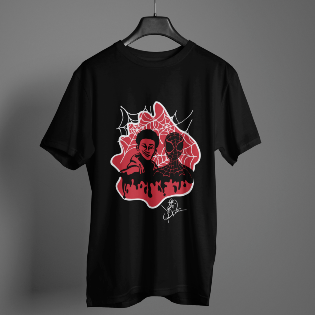Camiseta Homem Aranha - Mod 01 - Aranha Miles Morales