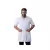 JALECO UNISSEX MANGA CURTA BASICO GABARDINE BRANCO PLUS
