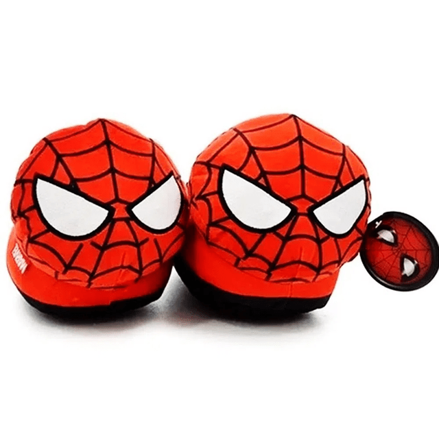 Pantuflas Spiderman con luz en los ojos