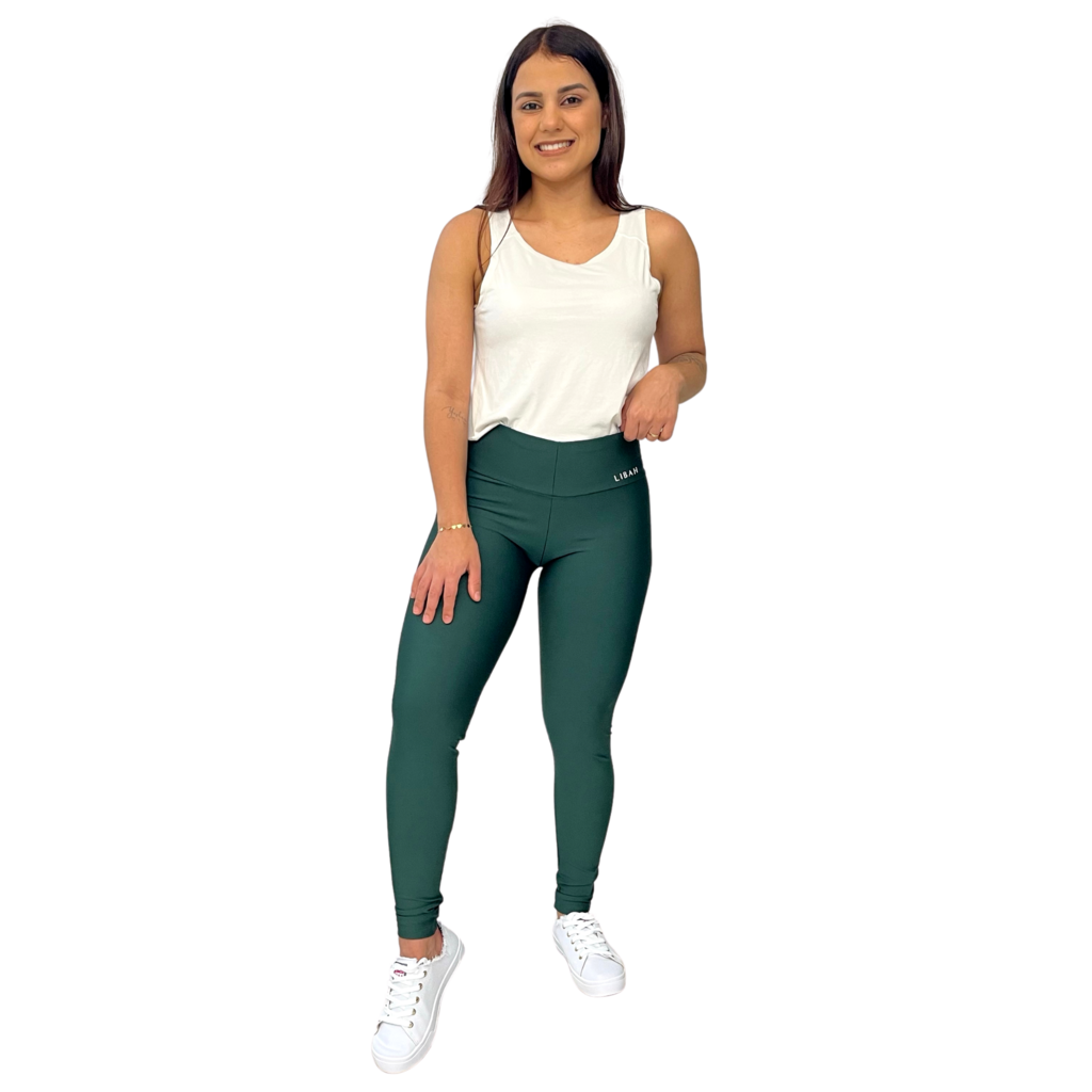 Calça Legging Com Saia Femenina Fitness Moda Academia Legues