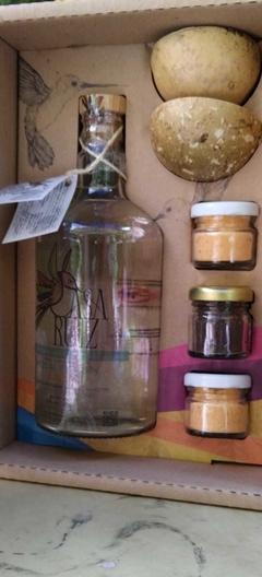 Mezcal Espadín Joven - 750ml con dos jicaritas y tres sales - comprar en línea