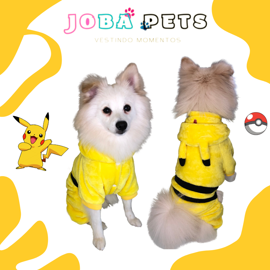 Fantasia Pet Pikachu  Para Cachorro e Gato