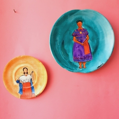 CONJUNTO DE PRATOS DECORATIVOS - COLEÇÃO CIRAS LATINAS