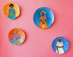 CONJUNTO DE PRATOS DECORATIVOS - PASSEIO