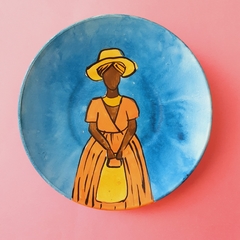 CONJUNTO DE PRATOS DECORATIVOS - PASSEIO - Cira Arte