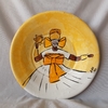 Prato Decorativo - Orixá Oxum - 18cm