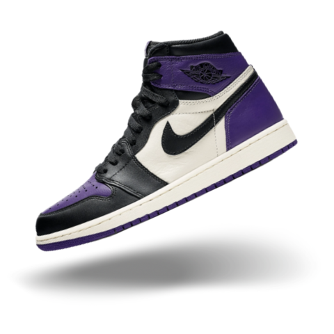 purple nike jordans