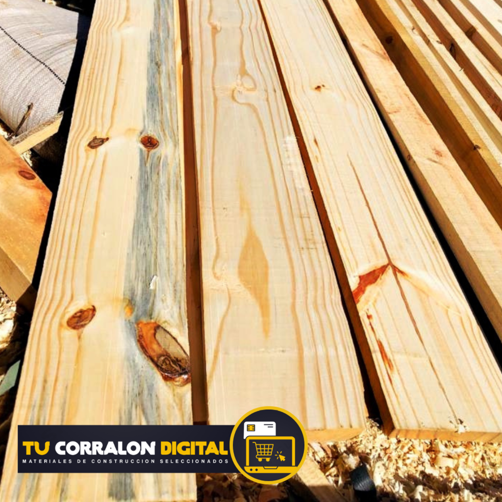 Tablas Madera De Pino Construcción Y Carpintería