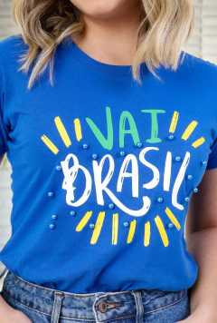 Vai brasil perolas - azul royal - comprar online