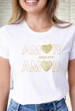 Amor absoluto amor bordado - branco - comprar online