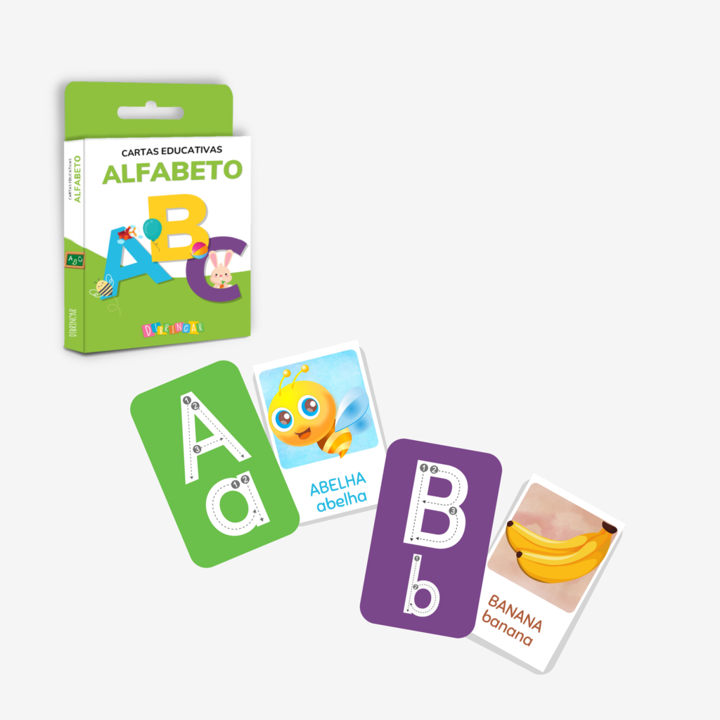 Cartas Educativas - Palavras em Inglês - Amona