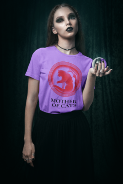 Camiseta Feminina | "Mother of Cats" - CAMISETAS BR