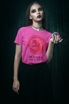 Camiseta Feminina | "Mother of Cats" - loja online