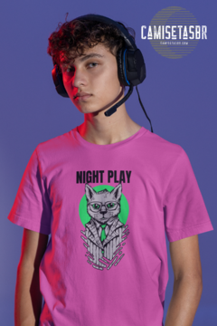 Camiseta Masculina | "NIGHT PLAY" - CAMISETAS BR