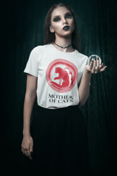 Camiseta Feminina | "Mother of Cats" - loja online
