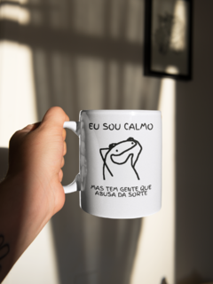 Caneca de Porcelana | "Eu Sou Calmo"