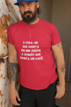 Camiseta Masculina | "OPINIÃO" na internet
