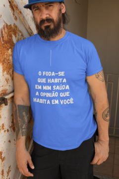 Camiseta Masculina | "OPINIÃO" - CAMISETAS BR