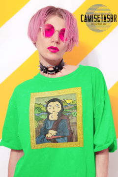 Camiseta Feminina | "Mona Cat" - loja online
