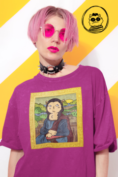 Camiseta Feminina | "Mona Cat" - comprar online