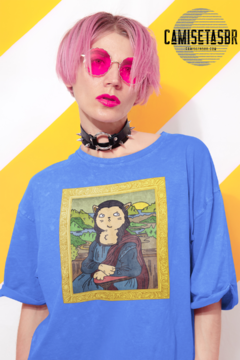 Camiseta Feminina | "Mona Cat" - CAMISETAS BR