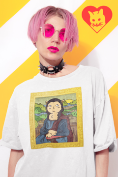 Camiseta Feminina | "Mona Cat" - comprar online
