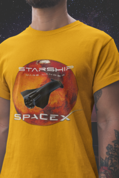 Camiseta Masculina | "STARSHIP - SpaceX" - loja online
