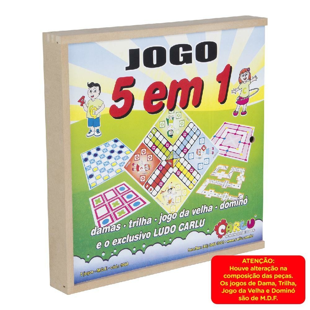 Jogo Damas e Trilha 30 x 30 cm – Carlu – Azul e Rosa