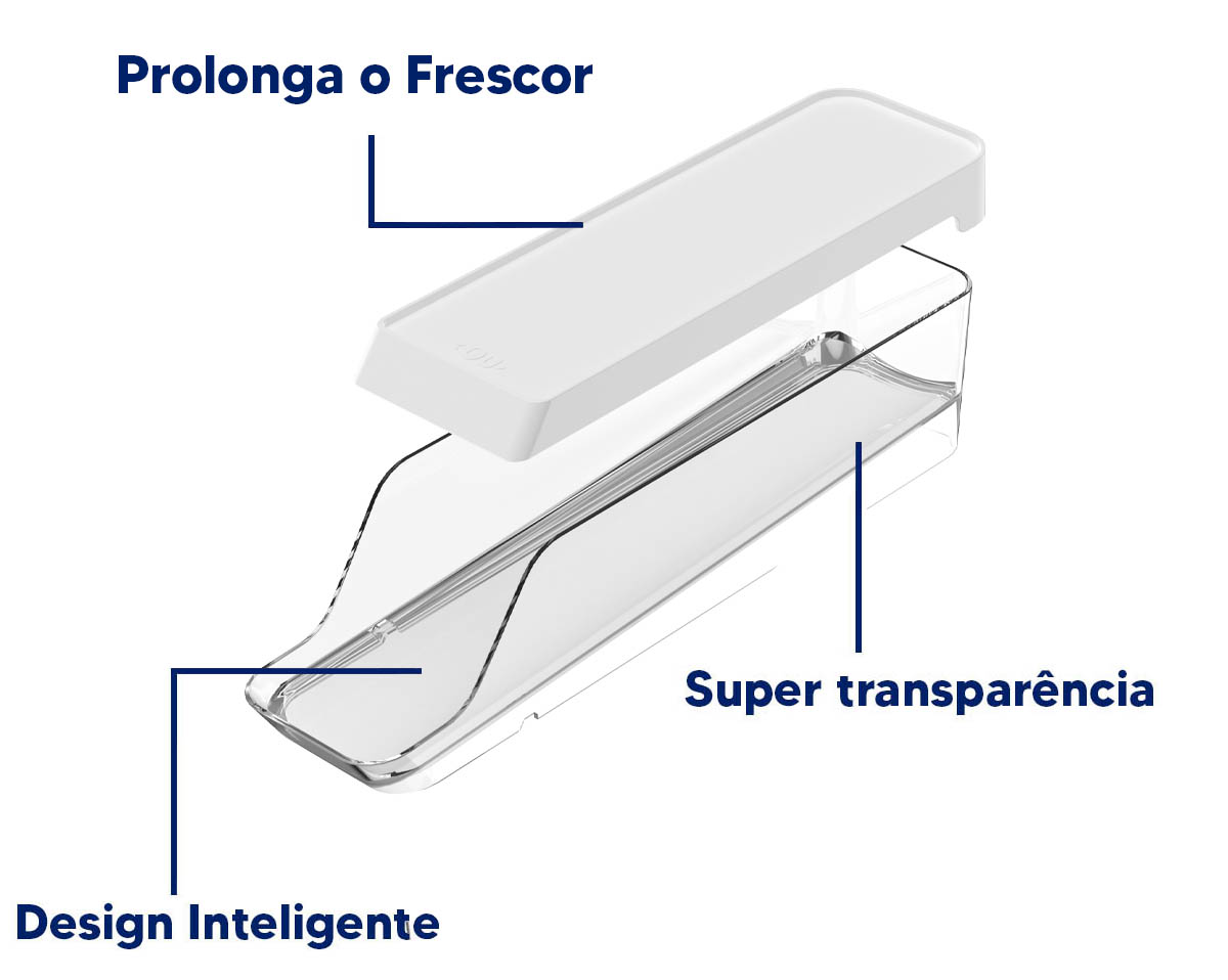 Benefícios do Organizador de Ovos Clear Fresh