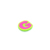 ALFABETO MÓVEL IMÃ APRENDA BRINCANDO- LETRA INDIVIDUAL PINK/VERDE - comprar online