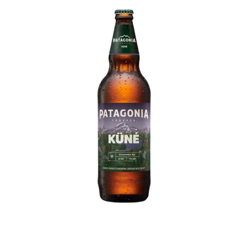 Cerveza Patagonia Pale Ale Küné Botella Descartable x 730cc.