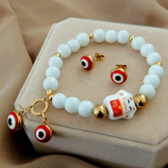 SET252258250 JUEGO PULSERA Y ARETES
