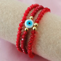 XB121220130 PULSERA JUEGO OJO TURCO