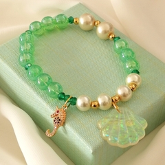 XB146230250 PULSERA ELÁSTICA DIJE CONCHA